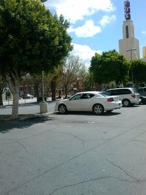 Private parking. Across from the Fox Theater.