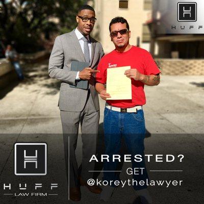 Attorney Korey Huff Gets Case Dismissed