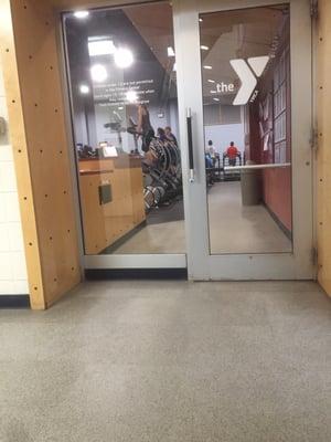 Cardio area entrance