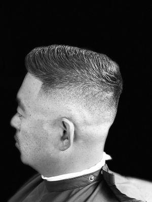 Bold high top fade