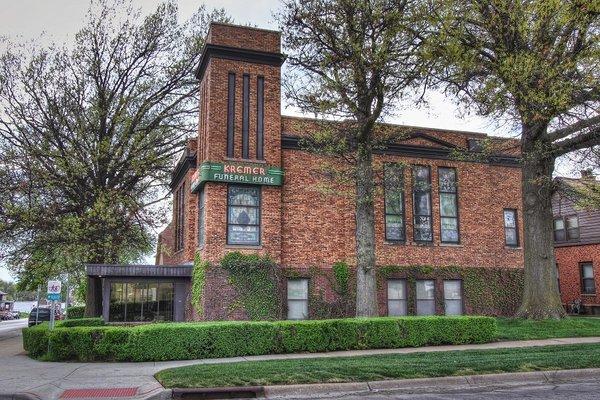 Exterior of Kremer Funeral Home