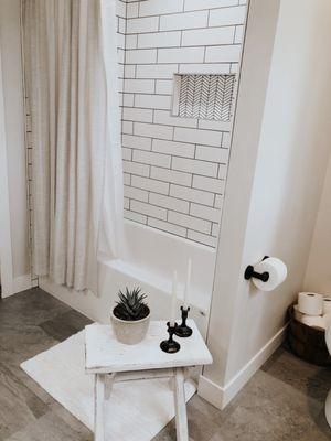 We offer tile showers