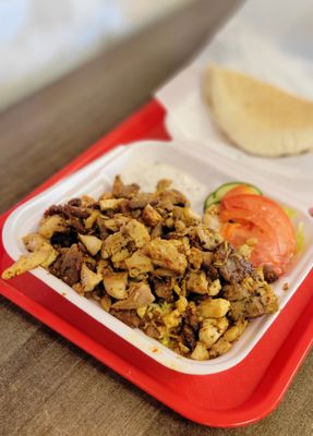 Combo shawarma plate