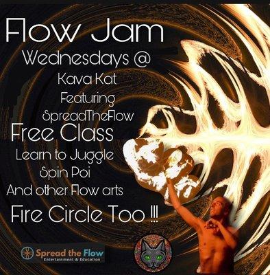 Flow Jam every Wednesday