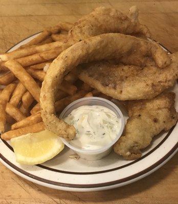 Friday Night dinner special !!! AYCE ALASKAN WALLEYE DINNER CHOICE OF STEAMED OR BEER BATTERED                  $11 During Lent