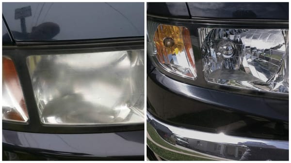 We do complete headlamp restoration, at $20.00 per lamp.