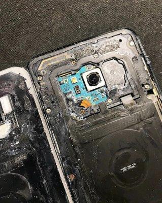 Samsung S8 being serviced!