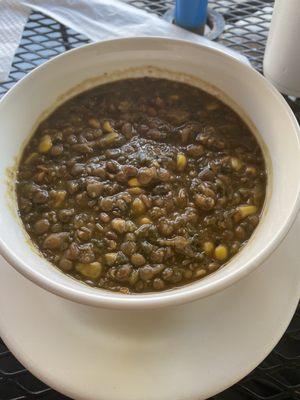 Vegan lentil soup