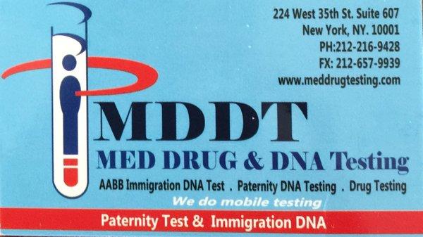 Med Drug & DNA testing