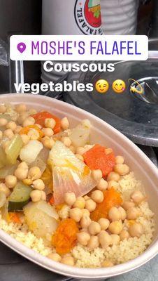 Vegetarian, couscous, vegetables