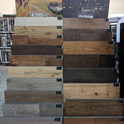 Wide selection of wood, tile and LVT flooring