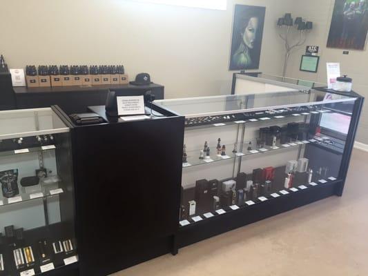 Stocked up shop, ready to provide the best.  Must stop for all vape needs!