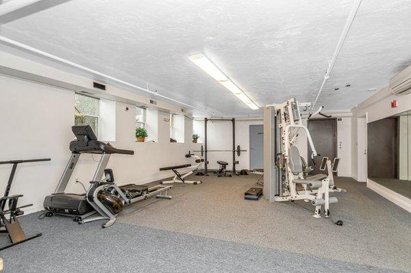 Treadmills and weight machines ready for a great workout.