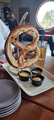 Huge pretzel