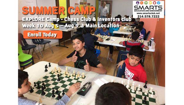 Chess Club And Inventors Club Summer Camp 2019