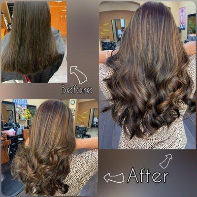 Style, color, highlights and condition, Awesome results by Lisa ( Hair Stylist )