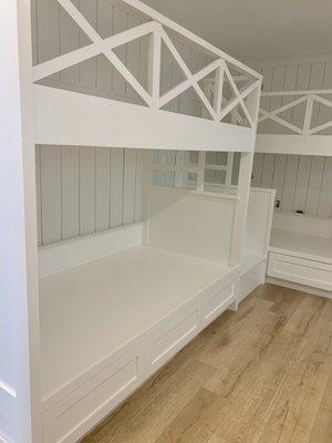 Marina Del Rey custom bunk bed project!