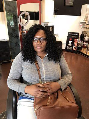 Crochet braids done by kayla at I Am Image 1500 NW 18th ave. PTLD, OR 97209 503-224-0399