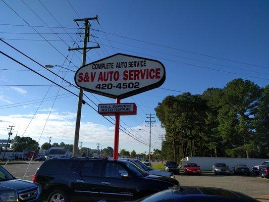 Name has changed, now it's S&V Auto Service.