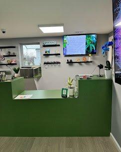 Green Oasis dispensary check out area