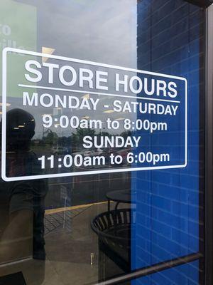 Store Hours