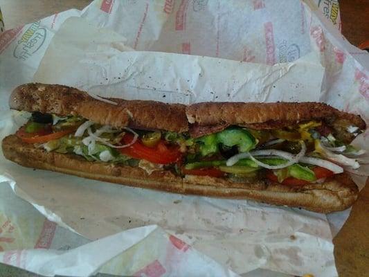 Footlong Spicy Italian.