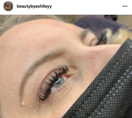 Hybrid lash extensions-- by: Ashley M.