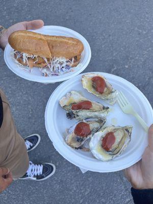 Po Boy, Grilles Oysters