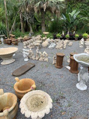 Bird baths, etc.