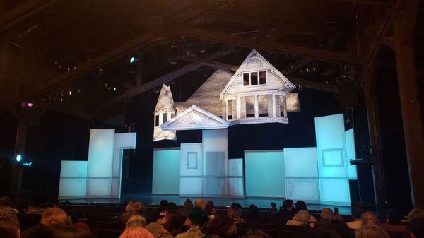 "Fun Home" stage setup