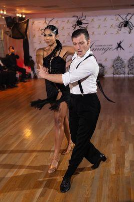 Ballroom dancing showcase performance Halloween