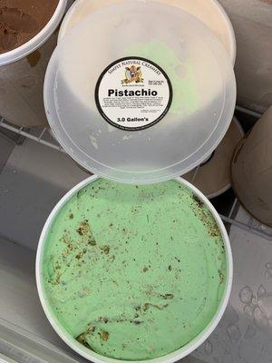 Pistachio ice cream