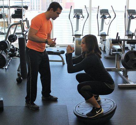 Stability training benefits your tone by helping you access more of your muscles.