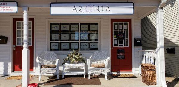 Azonia store front on Main St.