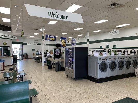 Kleen Gene's laundry area