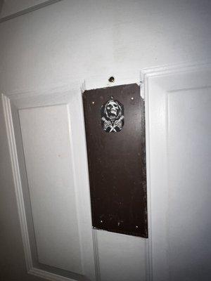 The creepy part of the door