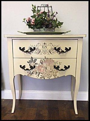 *Sold*
 
 * Vintage Dresser * Custom Hand Painted * Design Transfers Dimensions: 36 in. H X 33 1/2 in. W