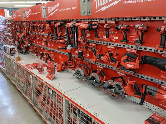 Milwaukee tools and accessories