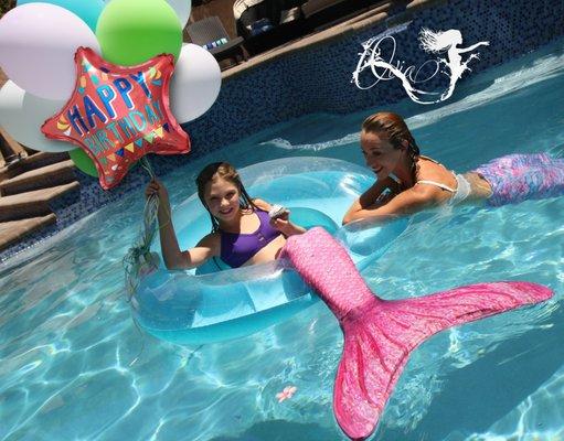 Birthday parties by Ovia Entertainment, the premier production company specializing in aquatic performances and services.