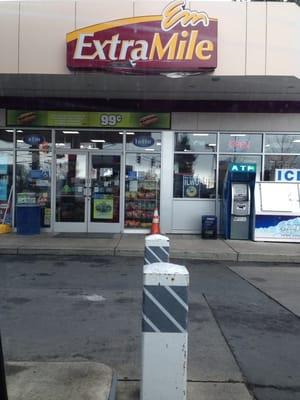 Front entrance of Chevron station