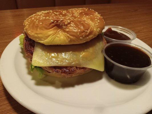 Build Me Up with Beyond Burger patty is pretty tasty.