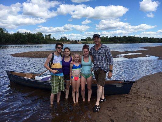 Pointe Bluff canoe trip 2016