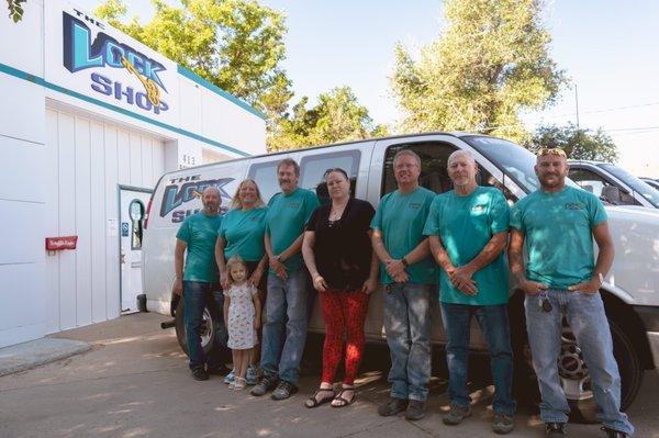 Our team at The Lock Shop is ready to help you today!