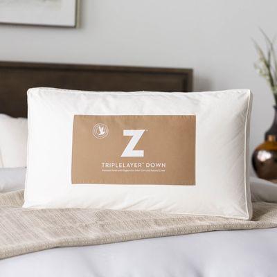 The Triple-Layer Down Pillow will make you feel like a princess (or a prince).