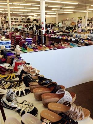 Huge selection of shoes