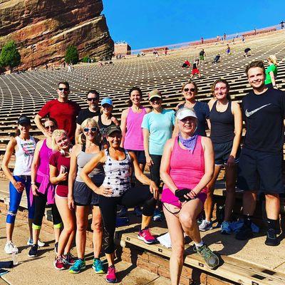 Free Red Rocks workouts every other Sunday at 7:30 am. AMAZING 1 hour workout!