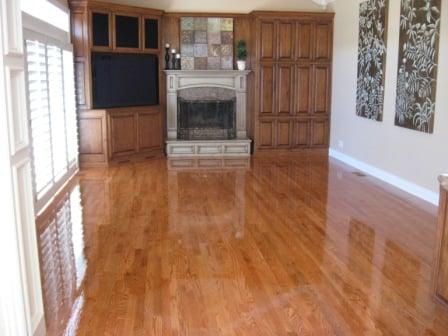 Red oak stained cherry