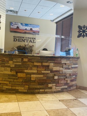 I have arrived at my new dentist office.