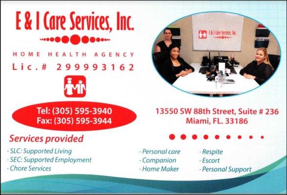 E & I Care Services