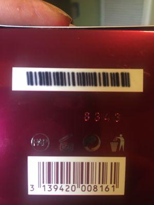 Fake ....incorrect serial number and photo copied bar code